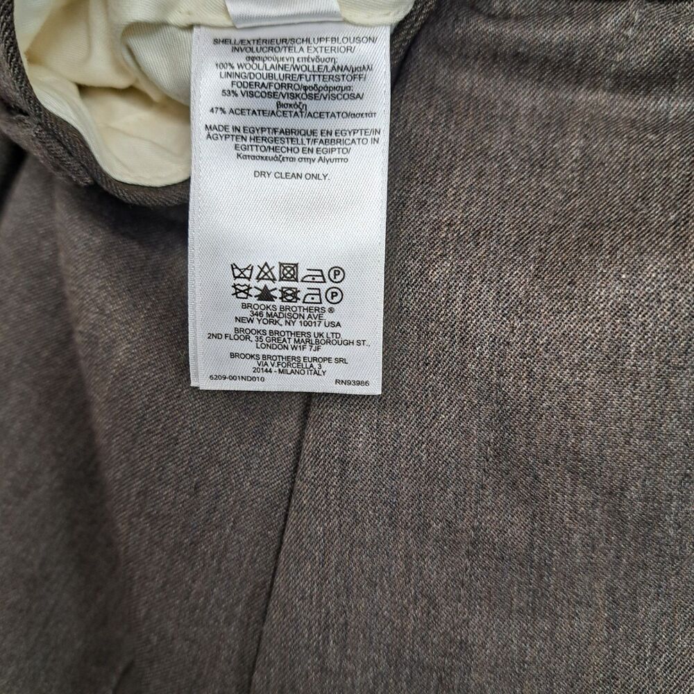 Brooks Brothers Madison Fit Mens Wool Pants 36x28 - Picture 10 of 10